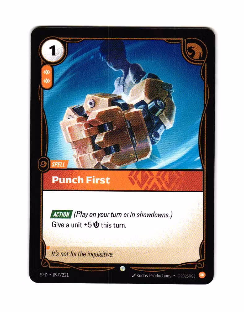 Punch First Common 097/221 Spiritforged Riftbound