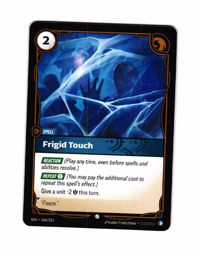 Frigid Touch Common 066/221 Spiritforged Riftbound