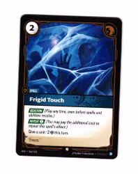 Frigid Touch Common 066/221 Spiritforged Riftbound