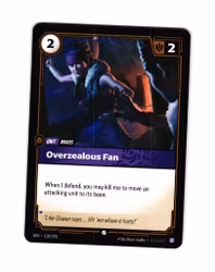 Overzealous Fan Common 128/221 Spiritforged Riftbound