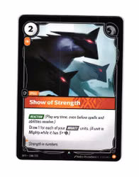 Show of Strength Uncommon 106/221 Spiritforged Riftbound