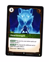 Feral Strength Common 034/221 Spiritforged Riftbound