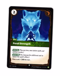 Feral Strength Common 034/221 Spiritforged Riftbound