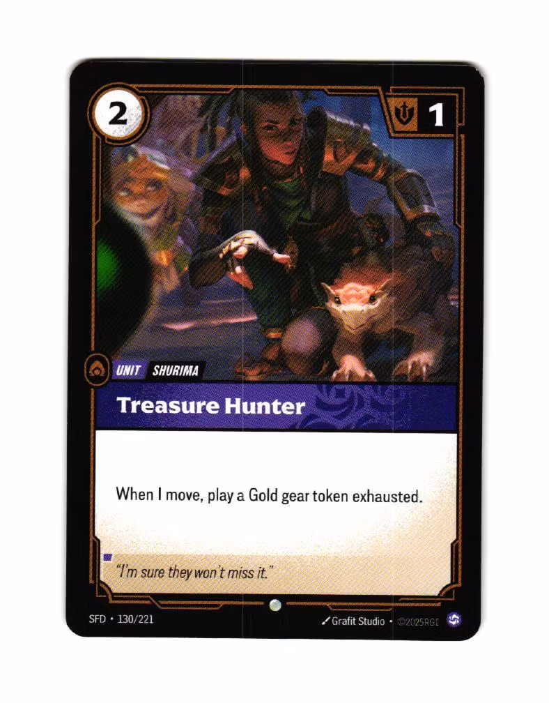 Treasure Hunter Common 130/221 Spiritforged Riftbound