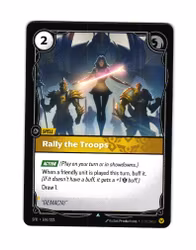 Rally the Troops Uncommon 166/221 Spiritforged Riftbound