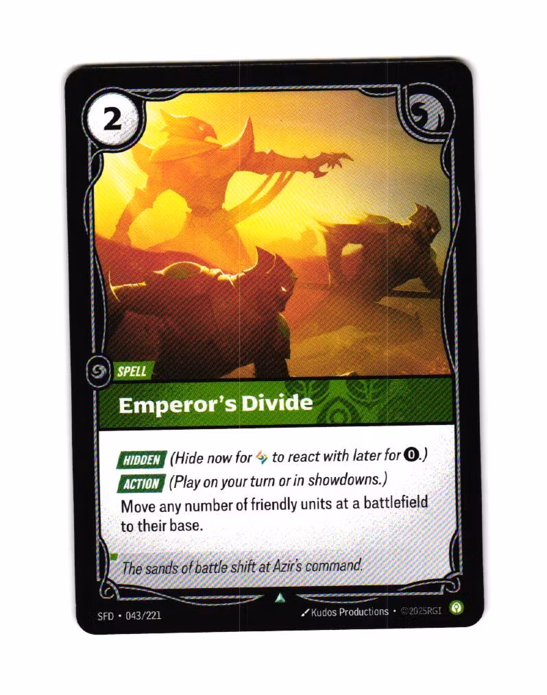 Emperors Divide Uncommon 043/221 Spiritforged Riftbound