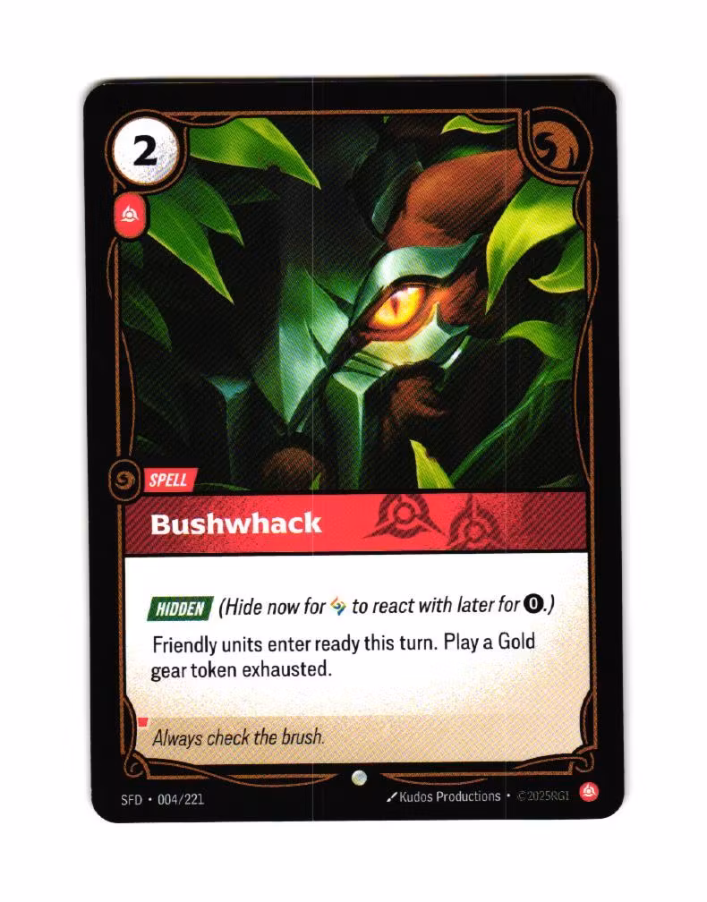 Bushwhack Common 004/221 Spiritforged Riftbound