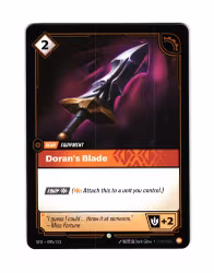 Dorans Blade Common 095/221 Spiritforged Riftbound