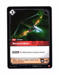 Recurve Bow Uncommon 016/221 Spiritforged Riftbound