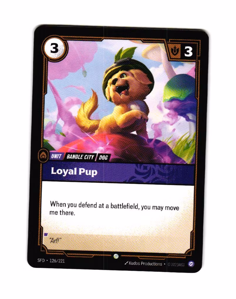 Loyal Pup Common 126/221 Spiritforged Riftbound