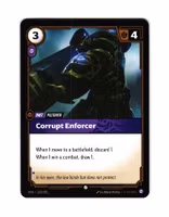 Corrupt Enforcer Common 123/221 Spiritforged Riftbound