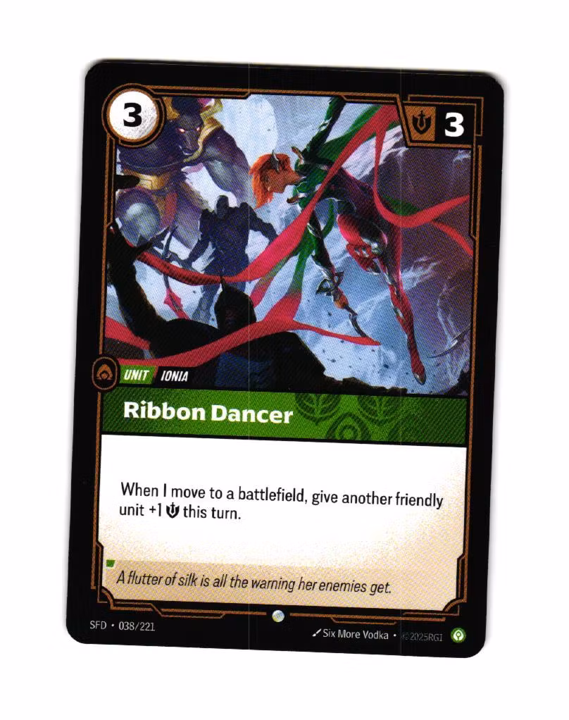 Ribbon Dancer Common 038/221 Spiritforged Riftbound