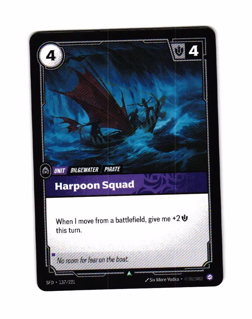Harpoon Squad Uncommon 137/221 Spiritforged Riftbound