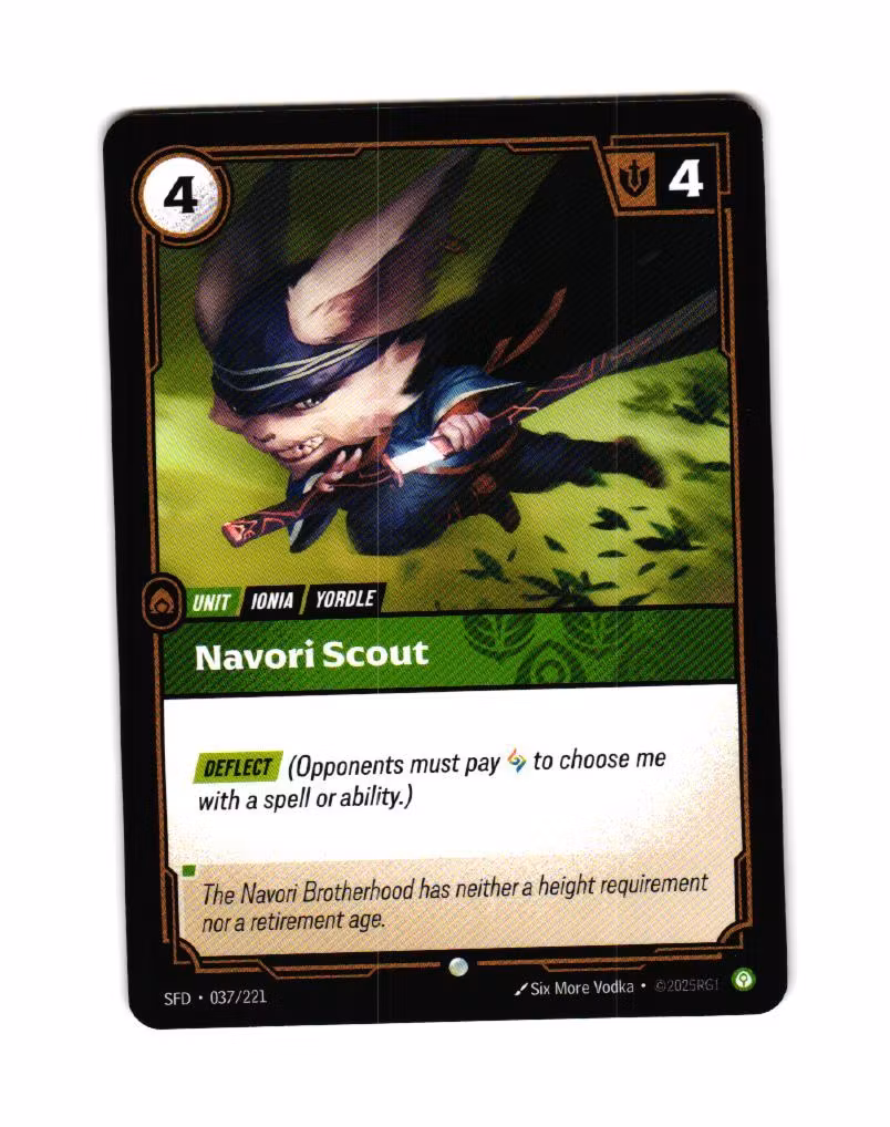 Navori Scout Common 037/221 Spiritforged Riftbound