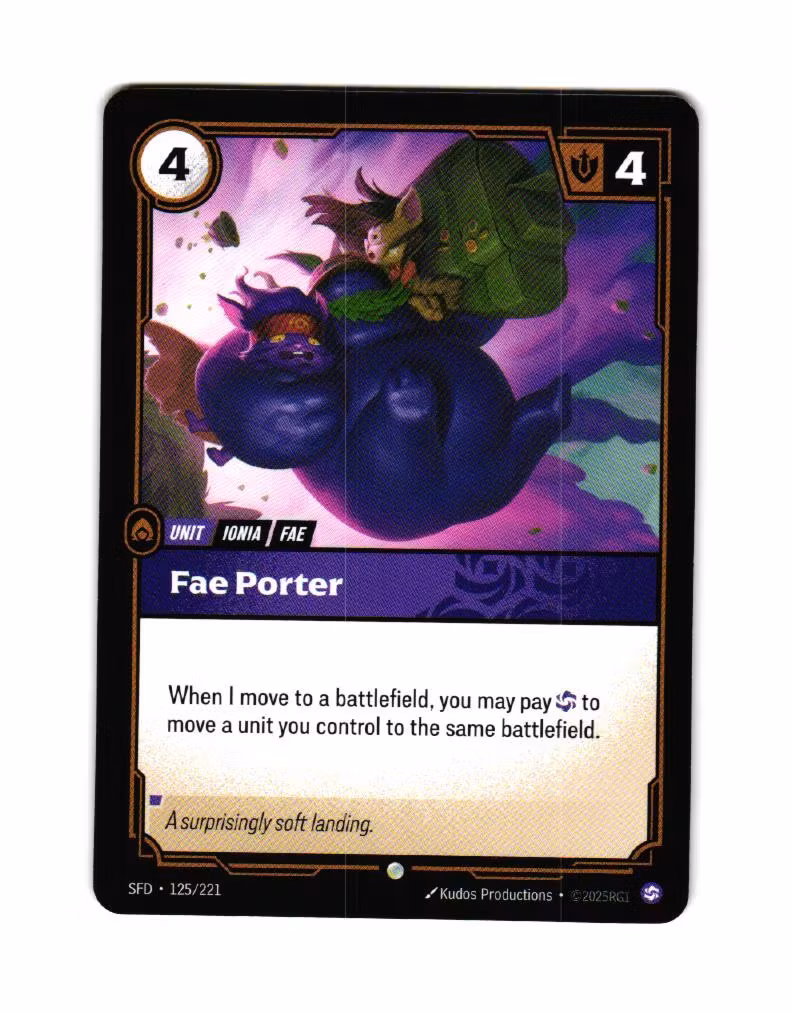 Fae Porter Common 125/221 Spiritforged Riftbound