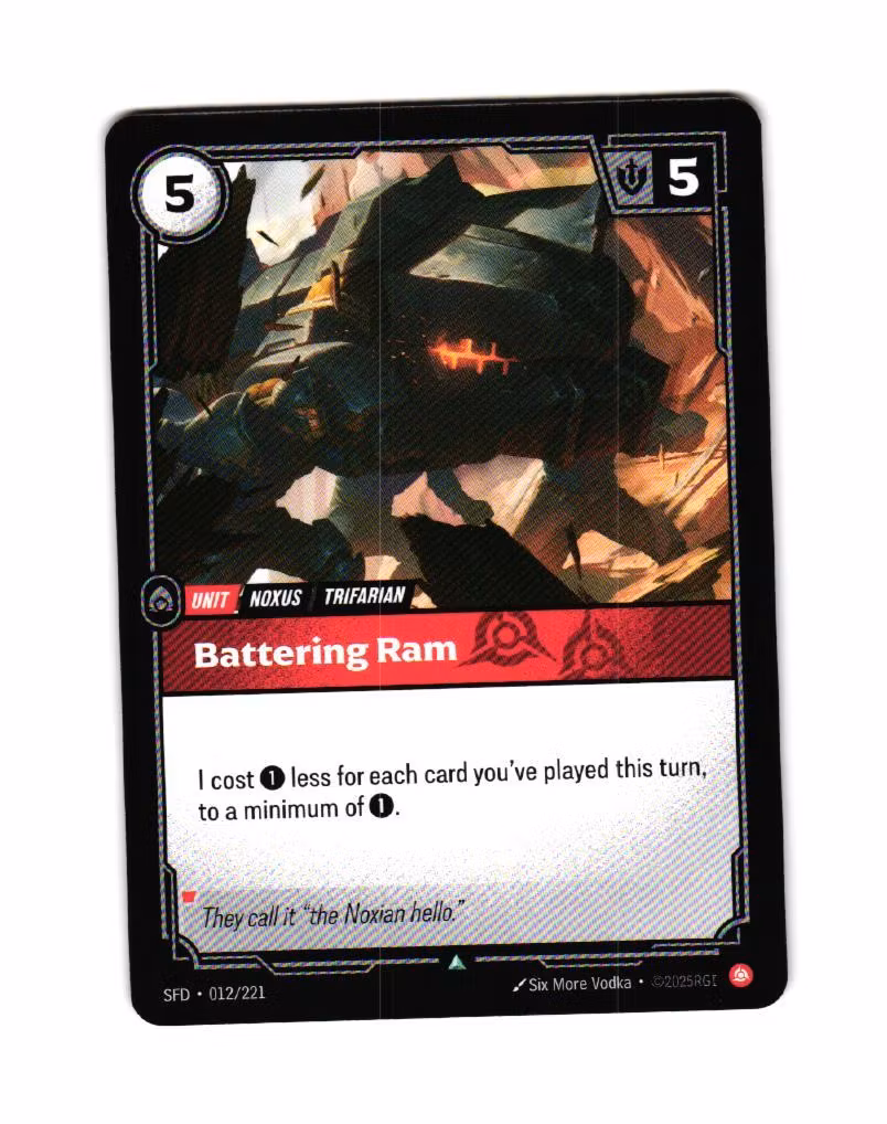 Battering Ram Uncommon 012/221 Spiritforged Riftbound