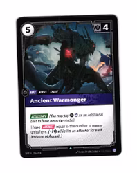 Ancient Warmonger Uncommon 131/221 Spiritforged Riftbound