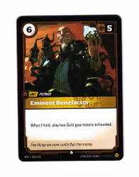 Eminent Benefactor Common 152/221 Spiritforged Riftbound
