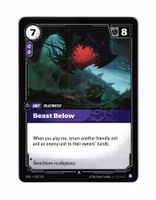 Beast Below Uncommon 132/221 Spiritforged Riftbound