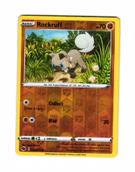 Rockruff Reverse Holo Common 029/073 Champions Path Pokémon