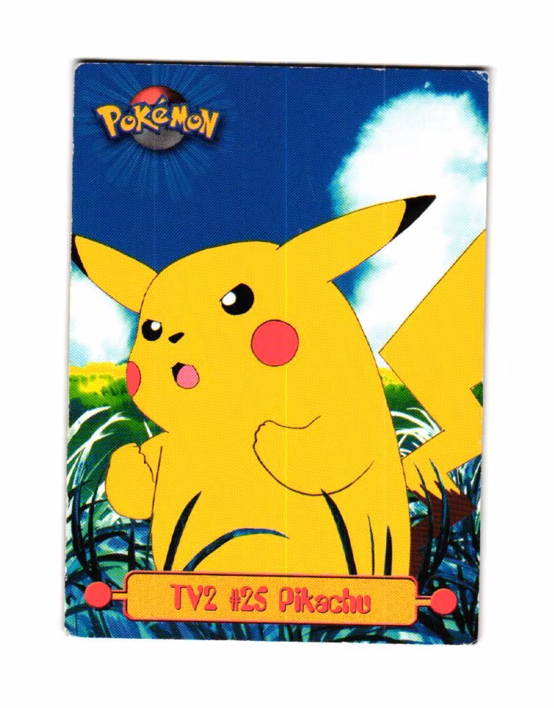 TV2 #25 Pikachu Holo Topps Pokemon
