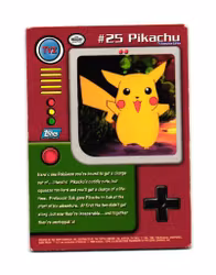 TV2 #25 Pikachu Holo Topps Pokemon