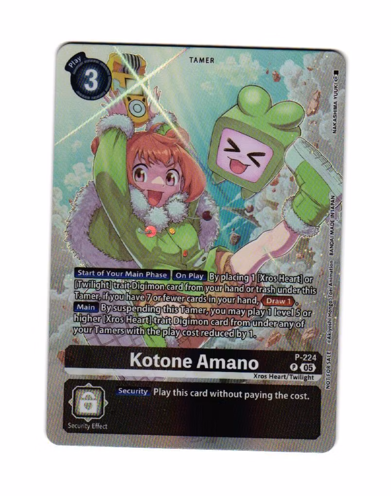Kotone Amano P 224 Promo Digimon