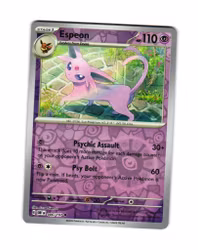 Espeon Reverse Holo Uncommon 086/197 Obsidian Flames Pokemon
