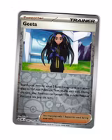 Geeta Reverse Holo Rare 188/197 Obsidian Flames Pokemon