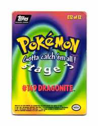 Dragonite #E12 Topps Pokemon