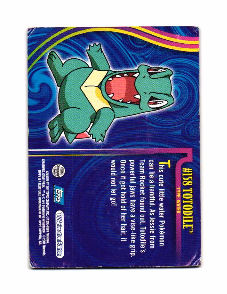 Totodile #158 Topps Pokemon