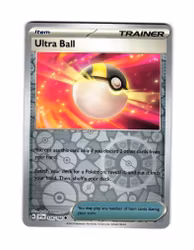 Ultra Ball Reverse Holo Uncommon 196/198 Scarlet & Violet Pokemon