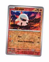 Larvesta Reverse Holo Common 024/191 Surging Sparks Pokemon