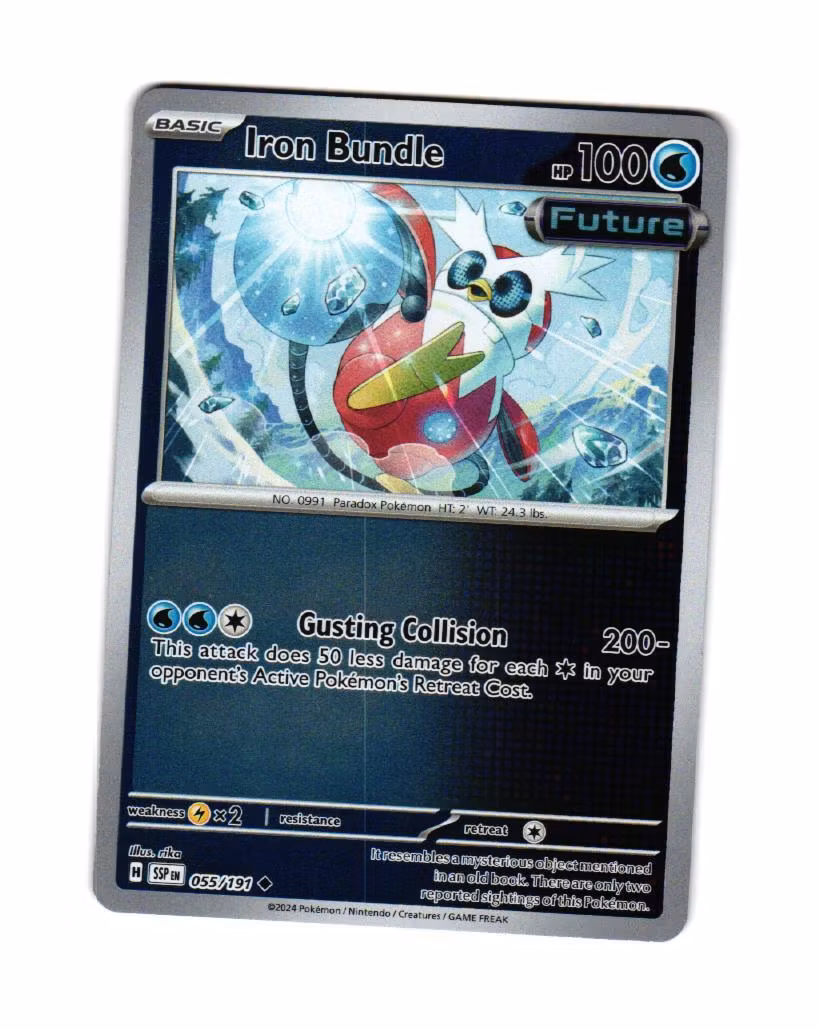 Iron Bundle Reverse Holo Uncommon 055/191 Surging Sparks Pokemon