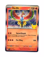 Ho-Oh Holo Rare 012/128 30th Anniversary Pokemon