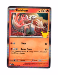 Reshiram Holo Rare 014/128 30th Anniversary Pokemon