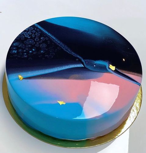 Moussetårta med Mirrorglaze 12-15 bitar