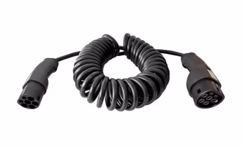 Tesla laddkabel - Typ 2, 16A/32A, 3-fas, spiral