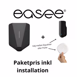 Paketpris 2 Easee Charge Up 11kW laddbox + lastbalansering inkl installation