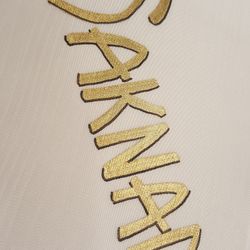 Handtextade band