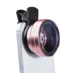 Macro and wide angle mobile phone lens 2 in 1