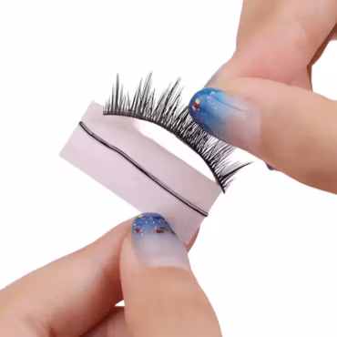 Self-adhesive adhesive strip for false eyelashes - 10 pack