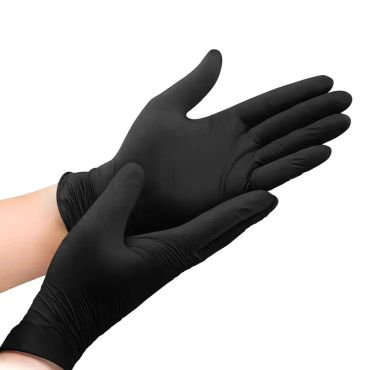 Nitril handskar svarta - 50pack
