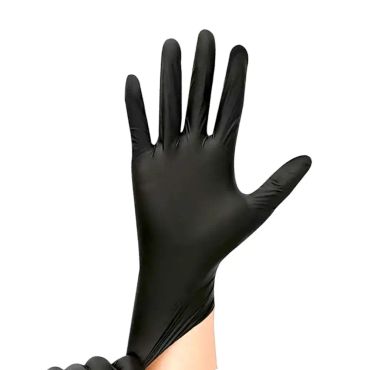 Nitril handskar svarta - 50pack