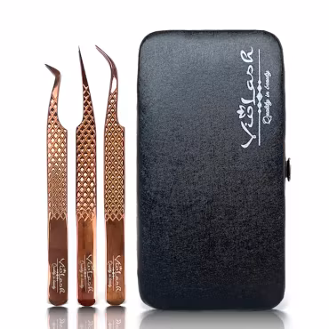 LUXURY - Tweezers kit with magnetic case