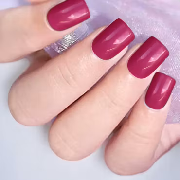 Press On False Nails - Fouchsia