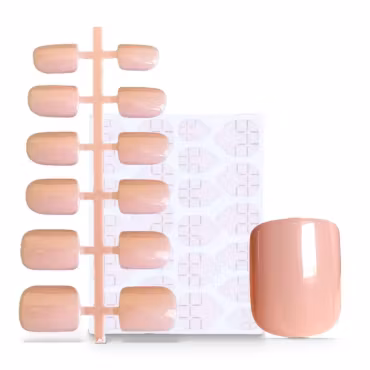 Press On False Nails - Nude Peach