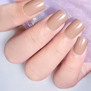 Press On False Nails - Nude Peach