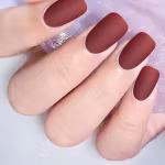 Press On False Nails - Mahogany