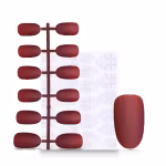 Press On False Nails - Mahogany